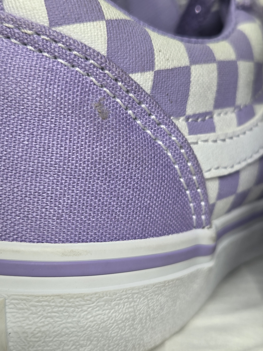 Vans Checkerboard Lavender Low Top Sneakers - Picture 7 of 10